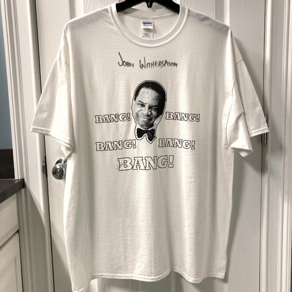 Vintage John Witherspoon Autographed BANG! Retro T-Shirt 2XL